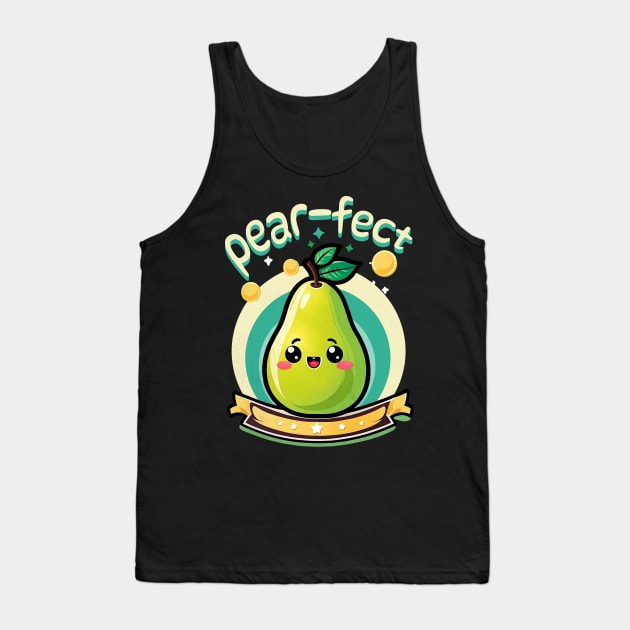 Pear-fect pear pun Tank Top by alcoshirts